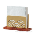 Creative Chinese brass paper towel holder vertical